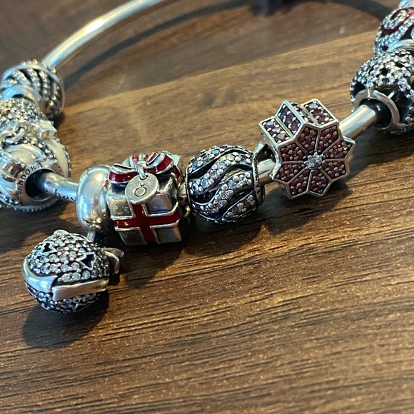 PANDORA CHRISTMAS SPECIAL EDITION CHARM BRACELET! - Picture 3 of 5